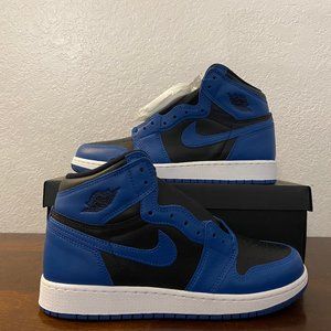 Air Jordan 1 High OG GS Dark Marina Blue Black 575441-404 5.5Y Women's Size 7